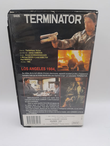 VHS Terminator avec Schwarzenegger - Édition 1985