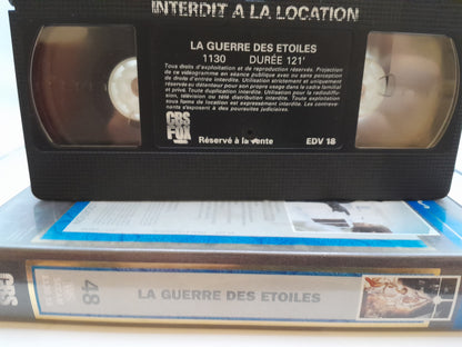 VHS : Star Wars -La Guerre des Etoiles - Édition Française Rare