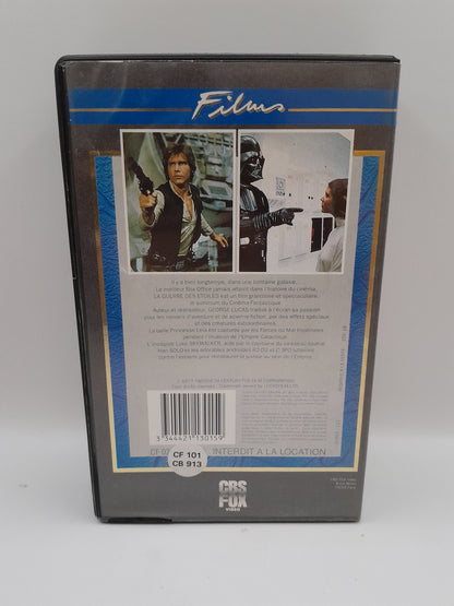 VHS : Star Wars -La Guerre des Etoiles - Édition Française Rare