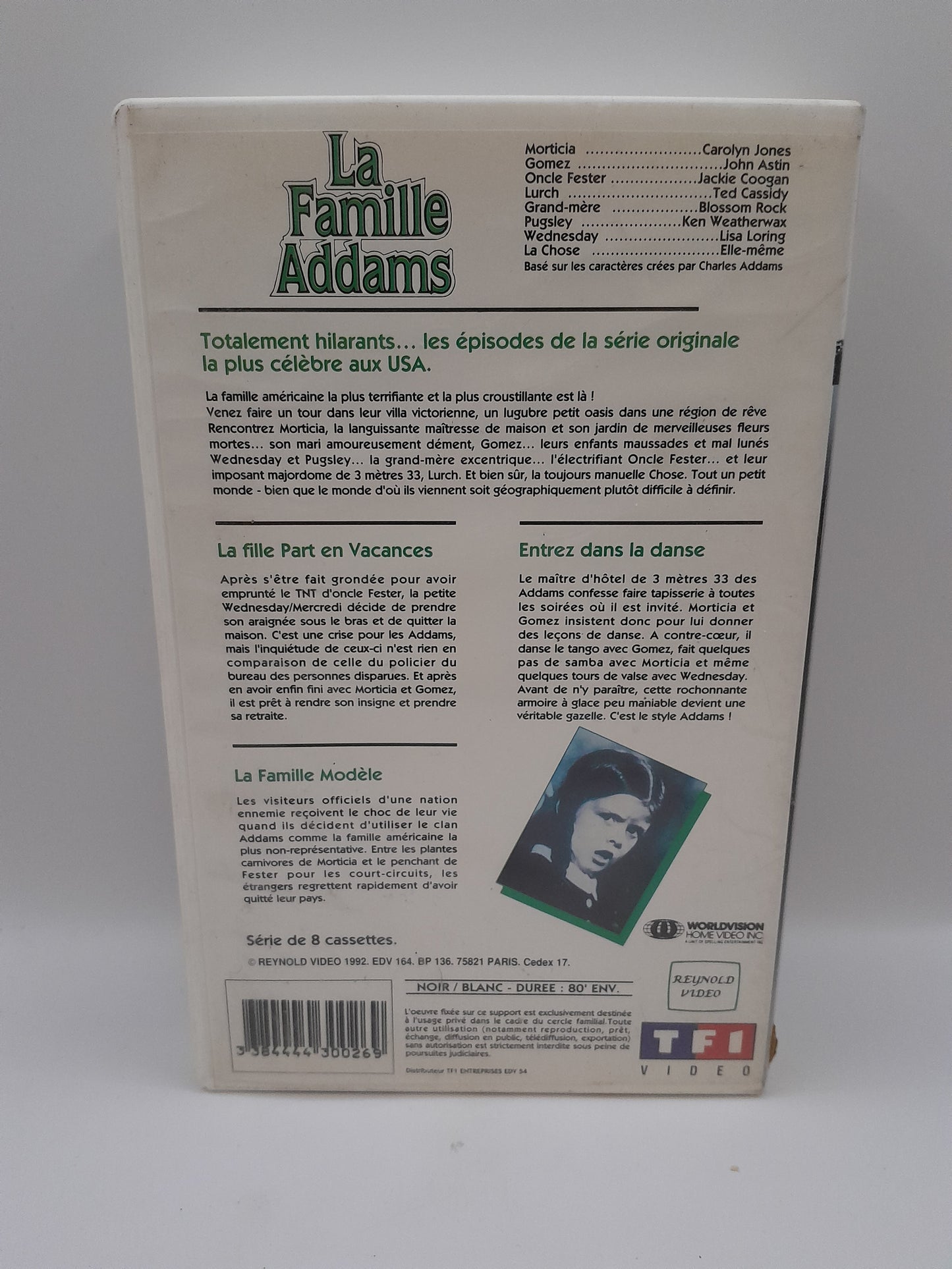 VHS "La Famille Addams" TF1 Video
