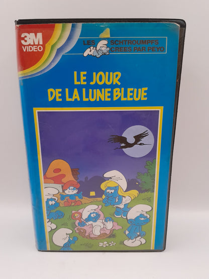 VHS : Les Schtroumpfs - Le Jour de la Lune Bleue