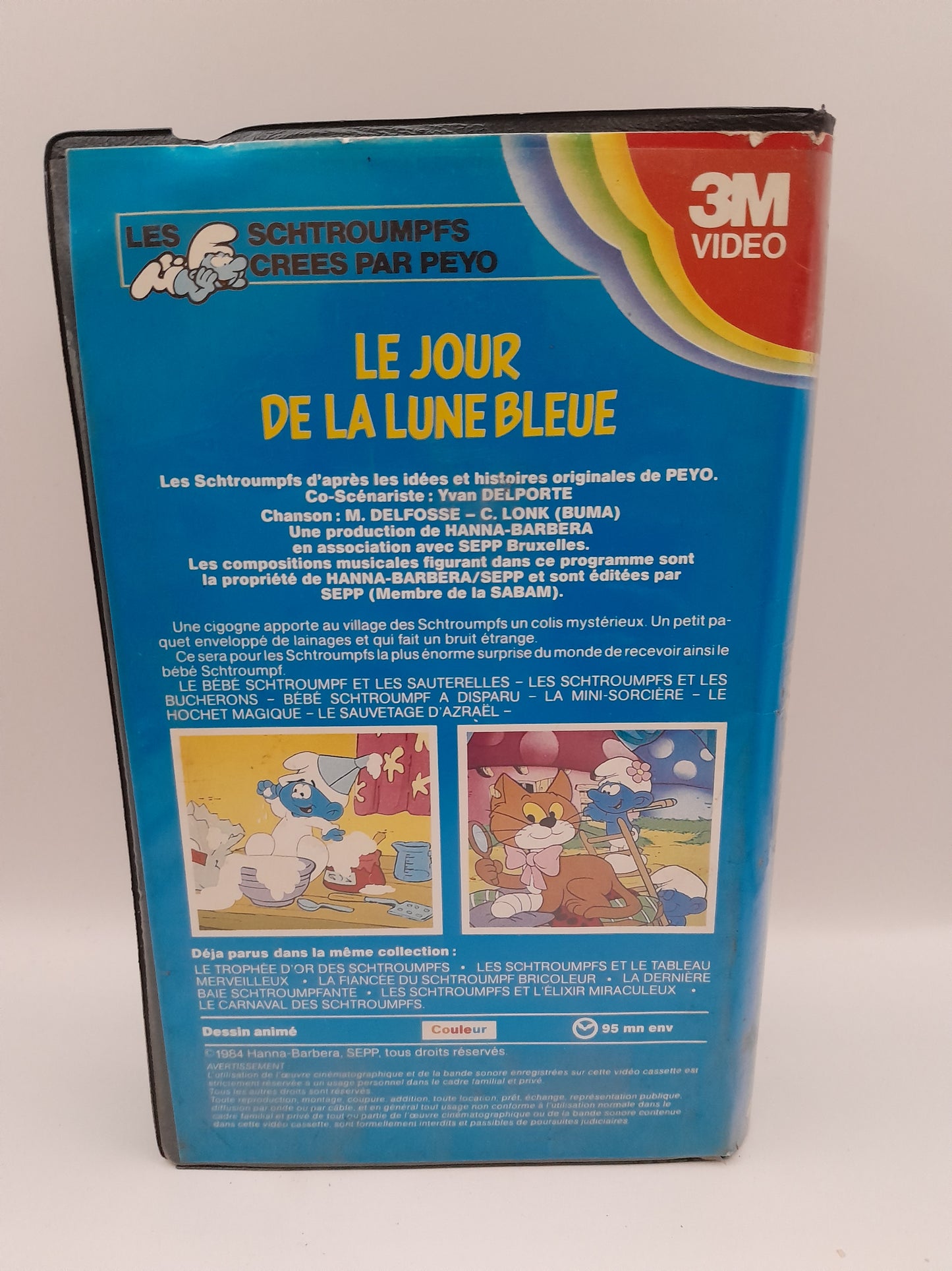 VHS : Les Schtroumpfs - Le Jour de la Lune Bleue