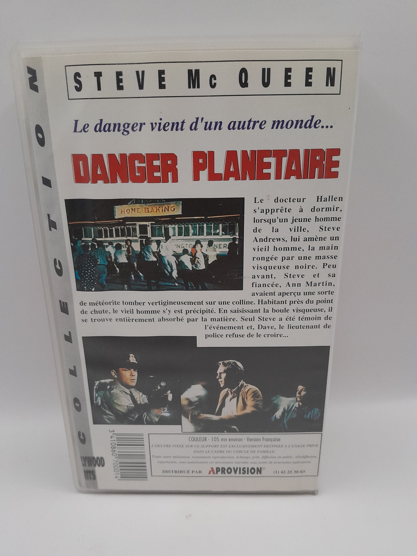 VHS : Film Danger Planétaire Steve McQueen