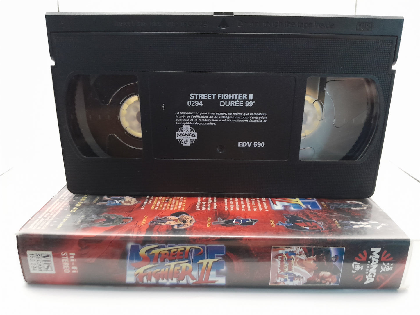 VHS Street Fighter 2 Manga