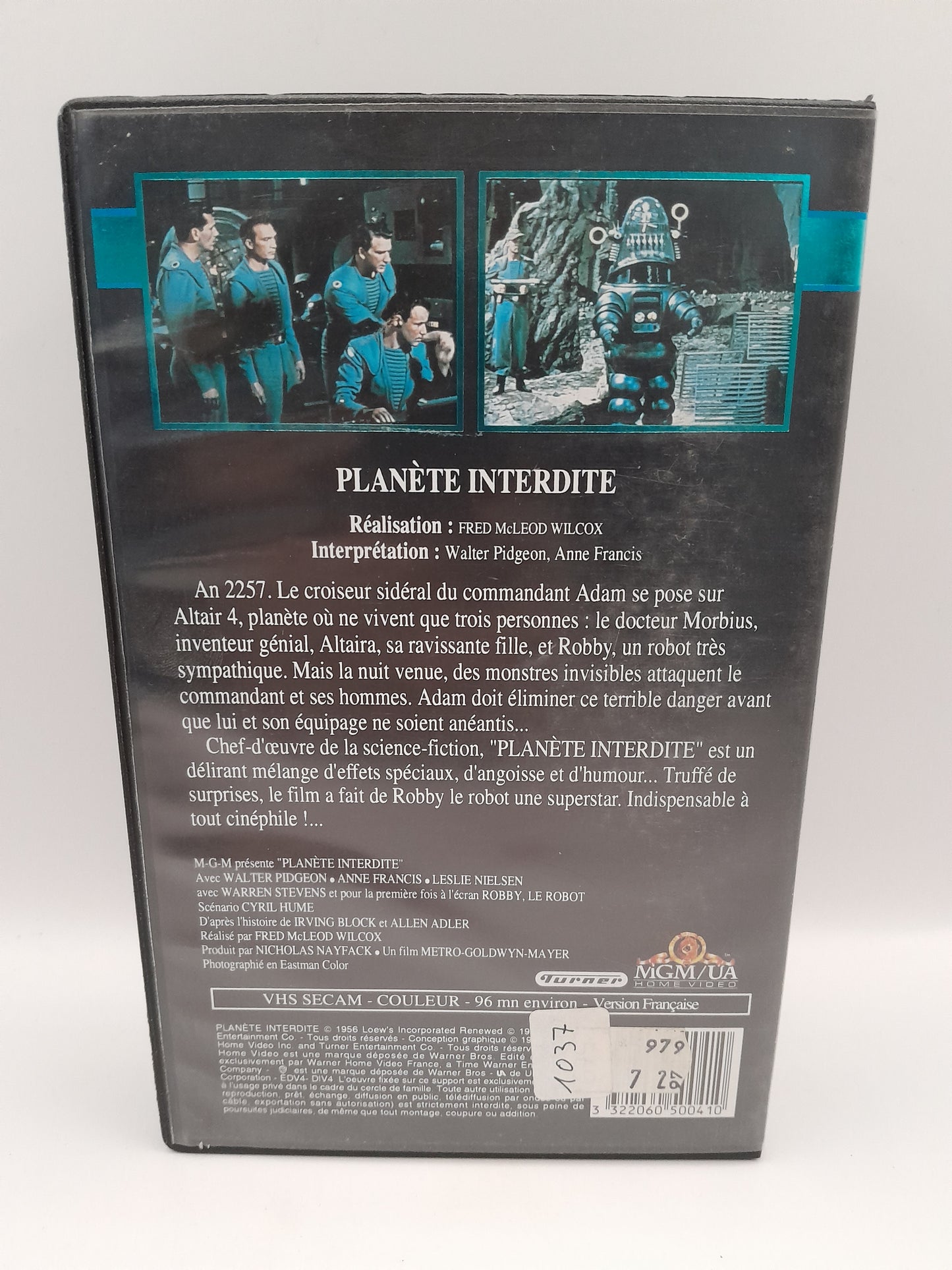 VHS de "Planète Interdite"
