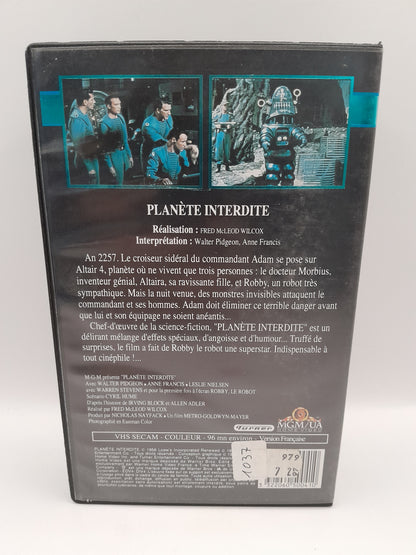 VHS de "Planète Interdite"