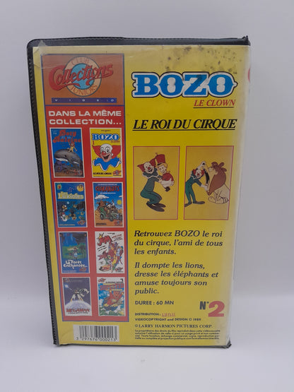 VHS Bozo le Clown 2 : Le Roi du Cirque - Version Française 1989