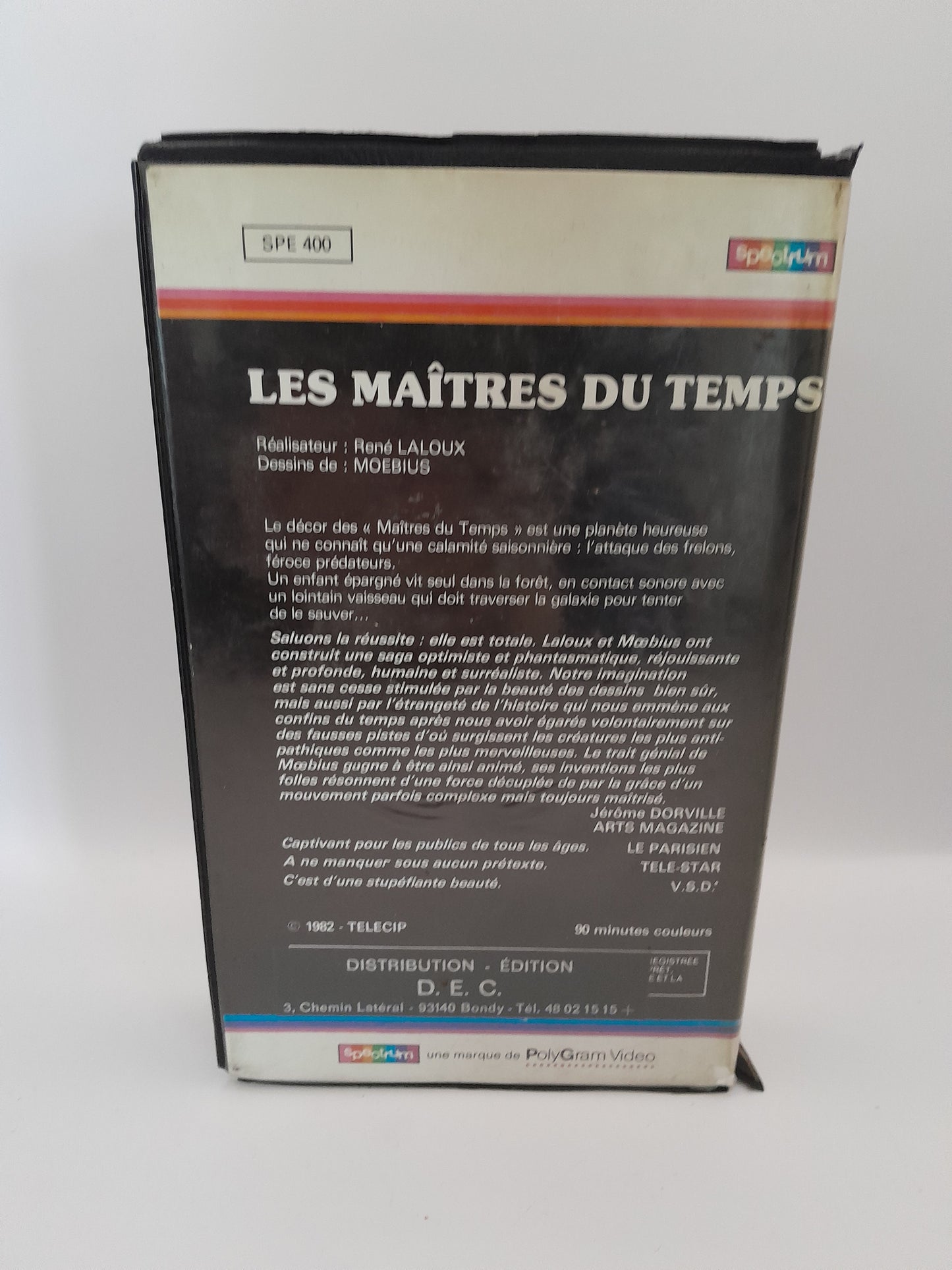 VHS : Les Maîtres du Temps (1982)
