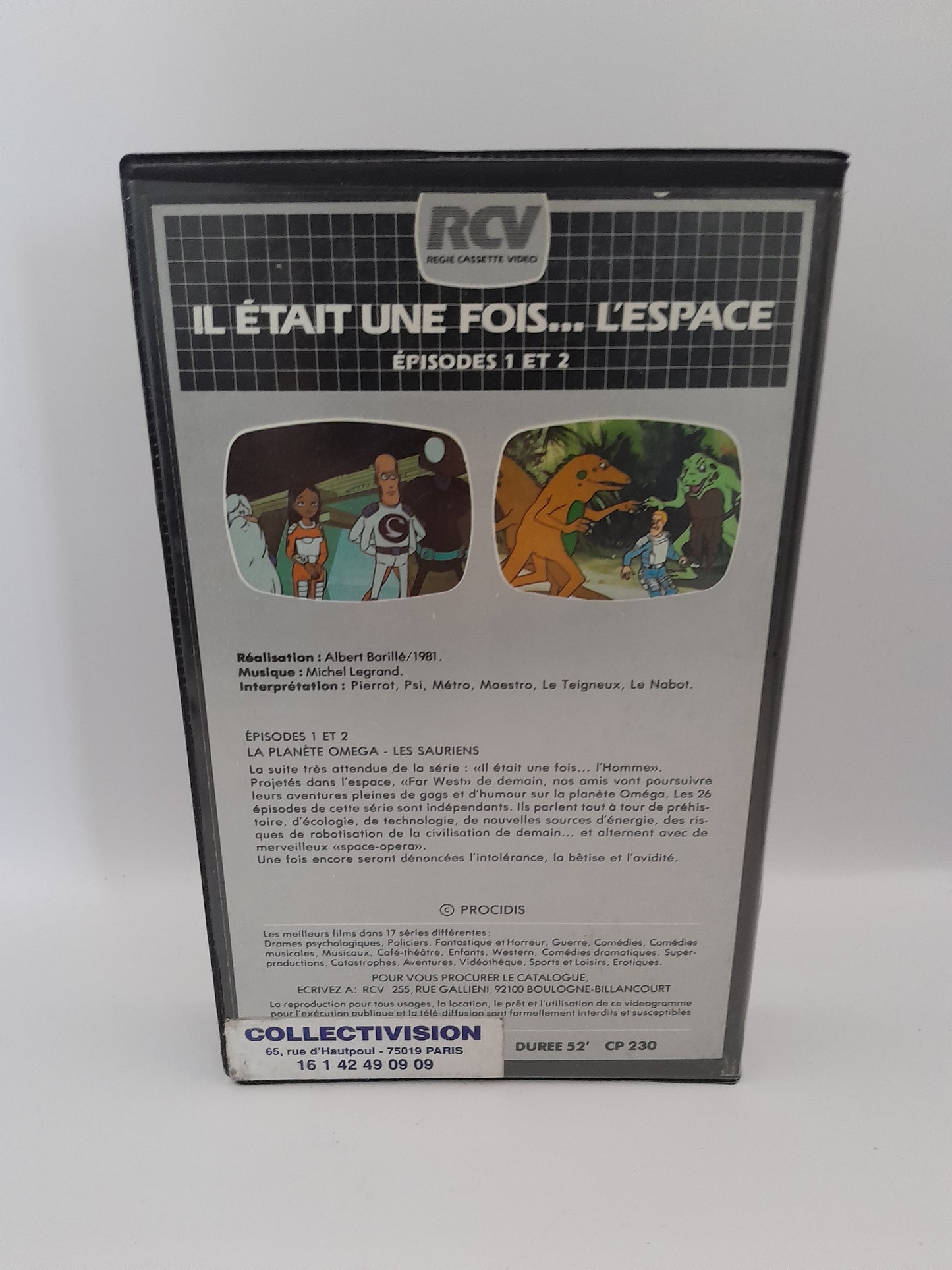 VHS : "Il était une fois... l'espace" Volumes 1 et 2