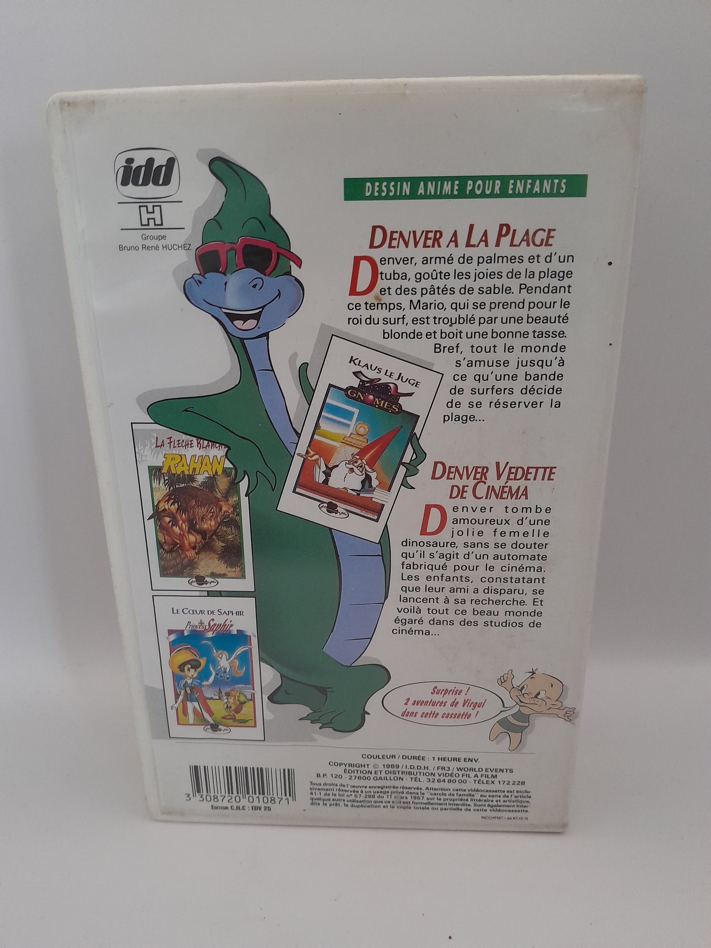 VHS : Denver,A La plage Le Dernier Dinosaure
