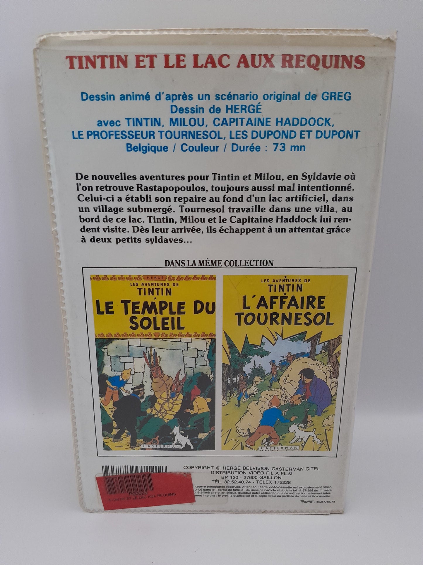 VHS : Tintin et le Lac aux Requins