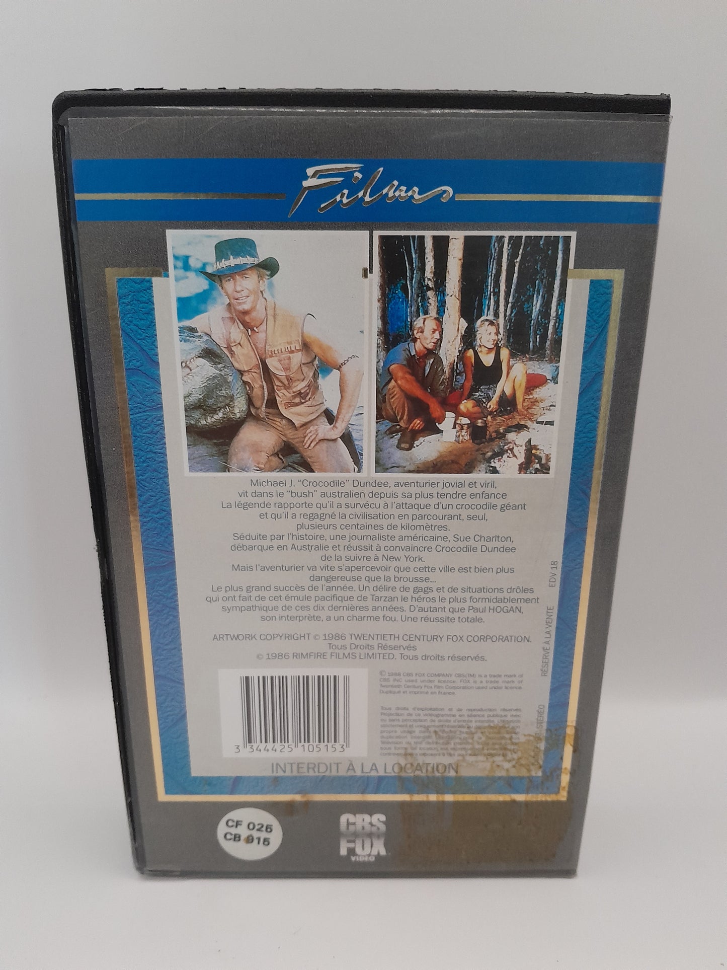 VHS Crocodile Dundee en Version Française