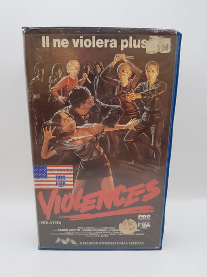VHS : "Violences" (1986) - CBS Fox Vidéo