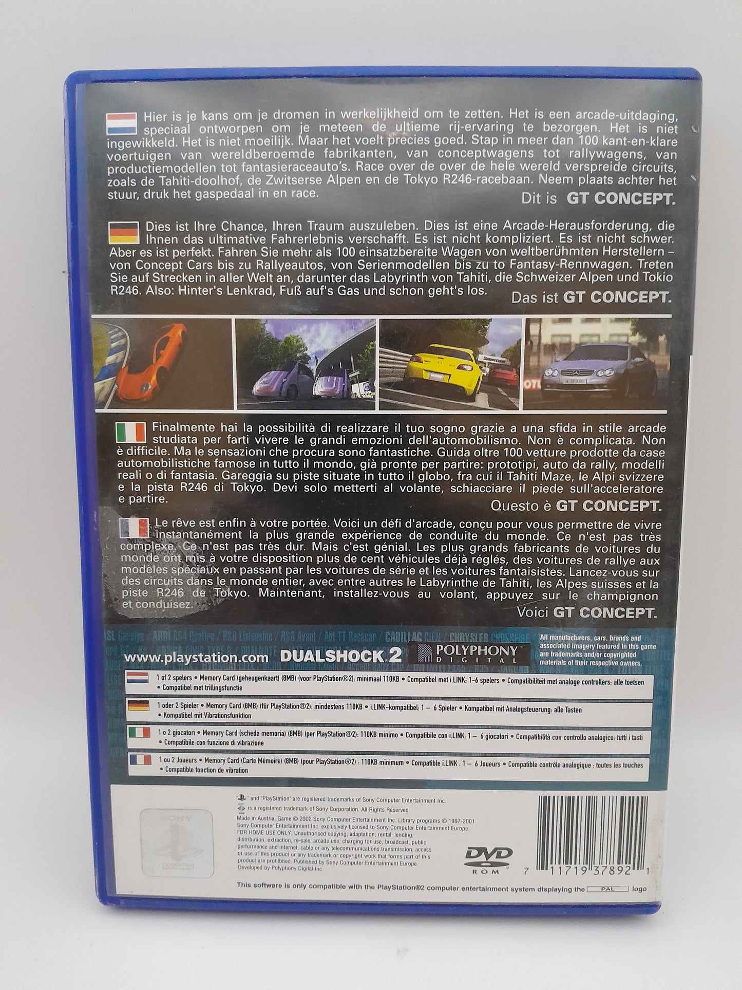 Jeu PS2 Gran Turismo - Le Real Driving Simulator