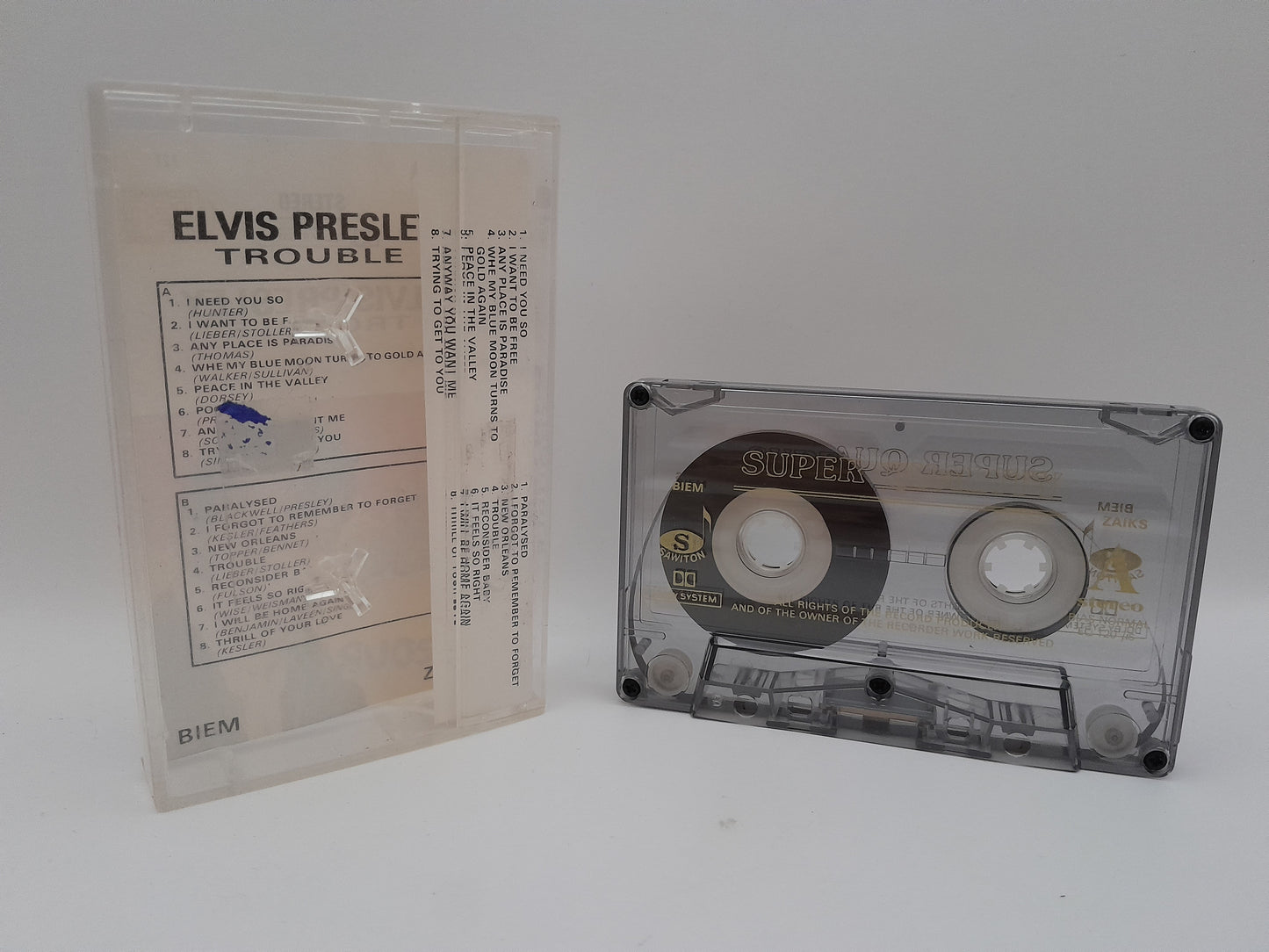 K7 d'Elvis Presley - "Trouble"