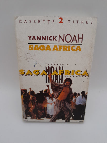 Cassette Audio 2 titres Yannick Noah Saga Africa