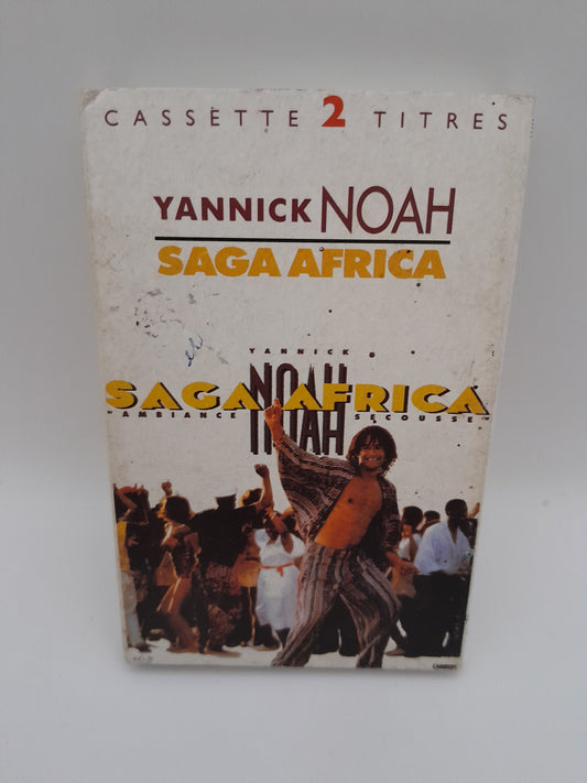 Cassette Audio 2 titres Yannick Noah Saga Africa