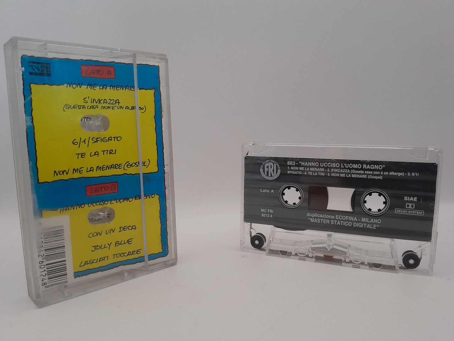 Cassette Audio : 883 Hanno Ucciso,L’Uomo Ragno