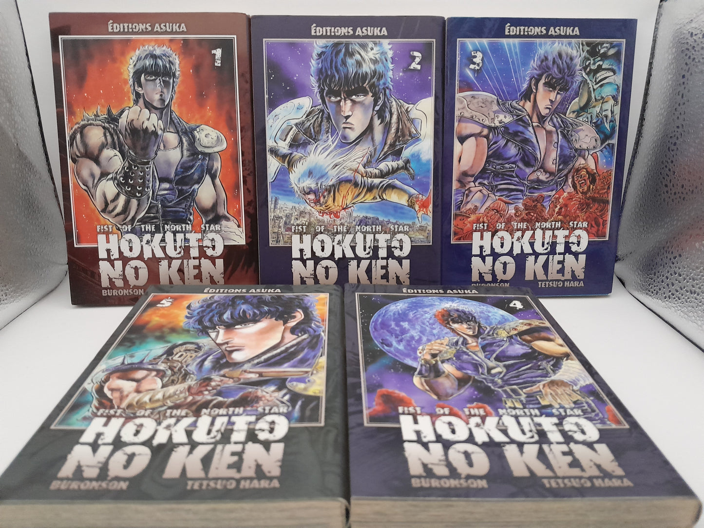 Lot de 5 Mangas "Hokuto No Ken" Azuka