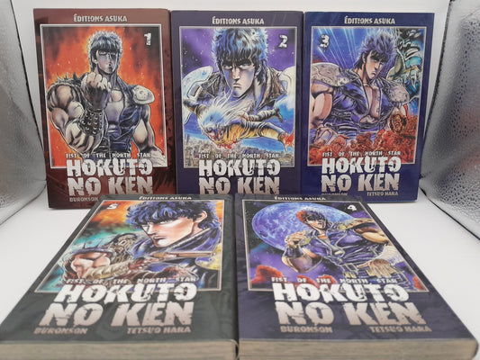 Lot de 5 Mangas "Hokuto No Ken" Azuka