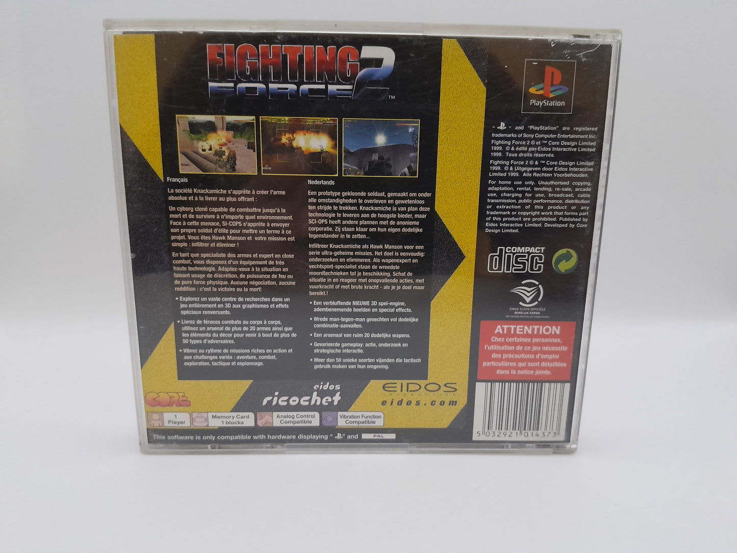 Jeu PlayStation 1 : Fighting Force 2 complet vf