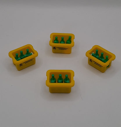 Série Playmobil Chantier 4 casiers de bière