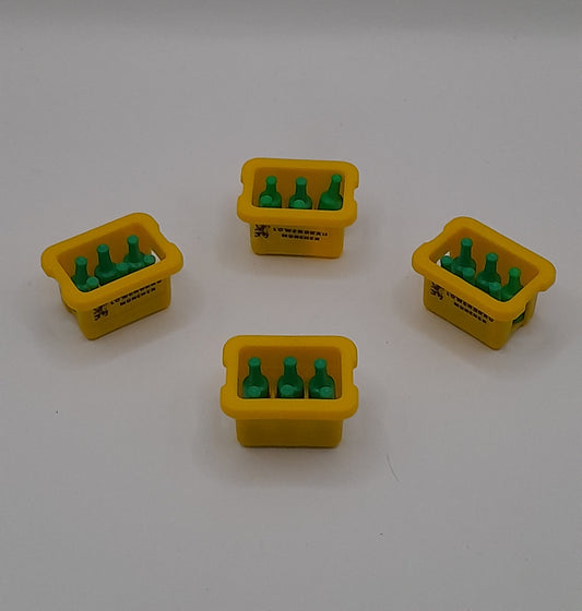 Série Playmobil Chantier 4 casiers de bière
