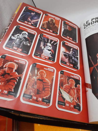 Album de Cartes Star Wars Disney Leclerc complet 2017