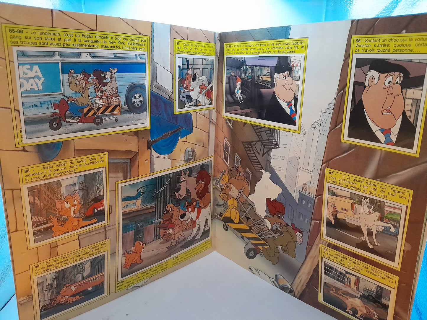 Album Panini "Oliver et Compagnie" - Walt Disney manque 10 images