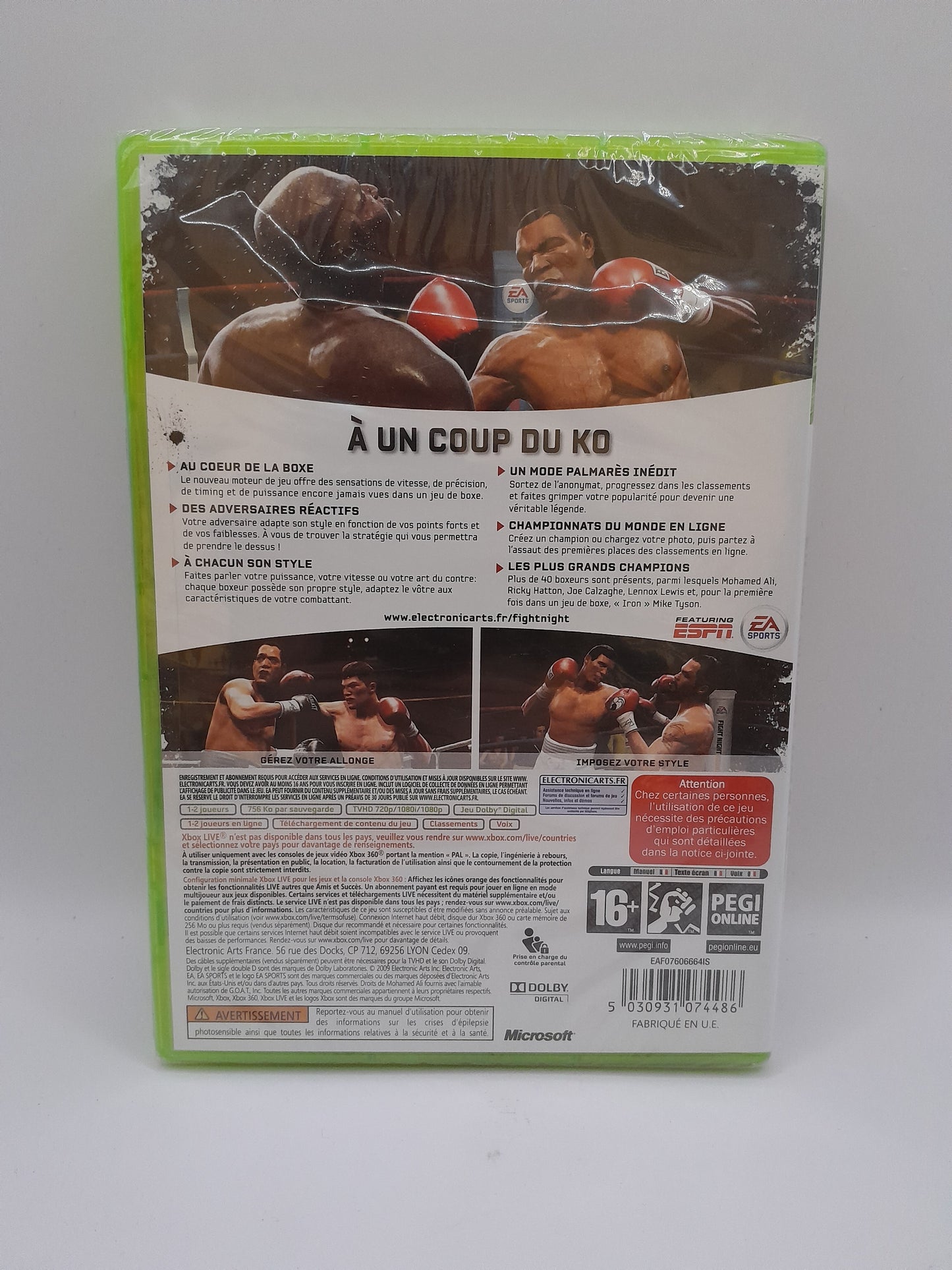 Jeu XBOX 360 Fight Night Round 4 neuf/blister