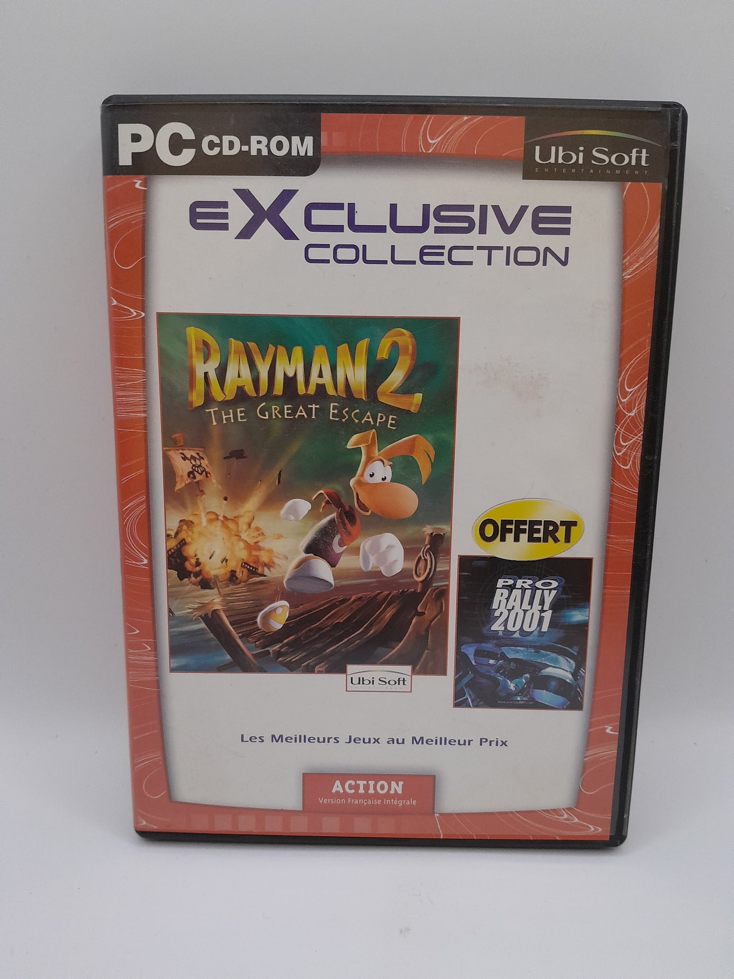 Jeu PC Rayman 2 et Pro Rallye 2001