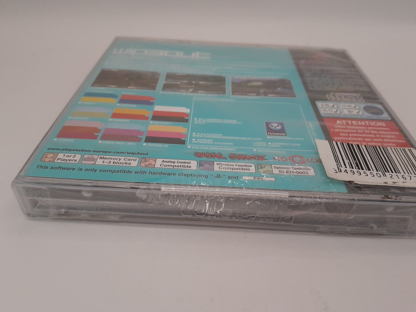 Jeu PlayStation 1 : Wipeout neuf/blister