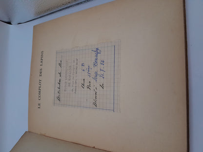 Livre ancien "Le Complot des Lapins"Maurice Tillieux