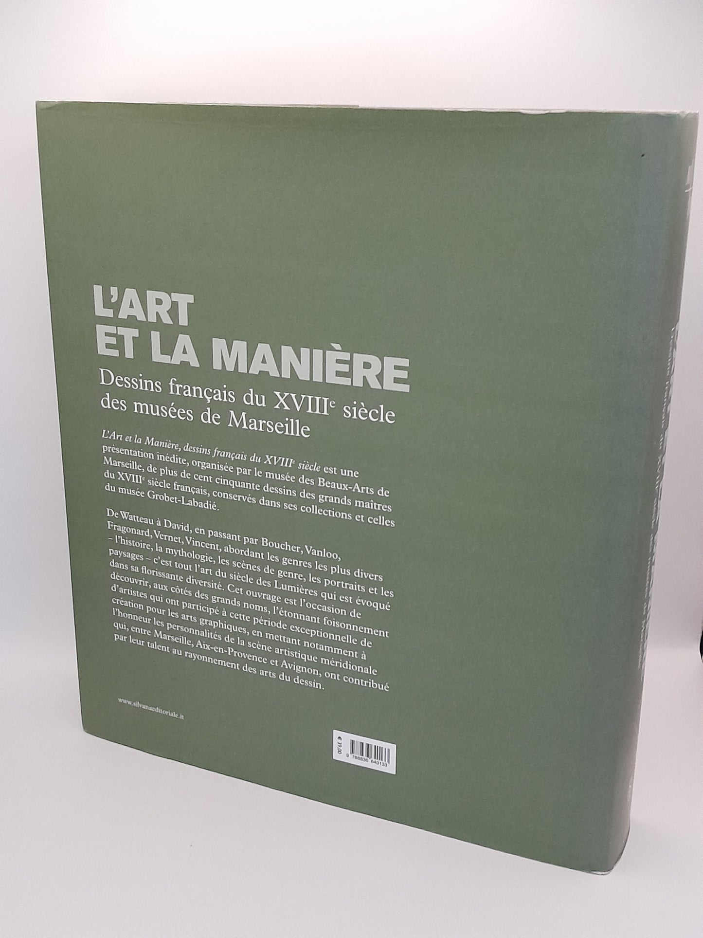 Livre "L'art et la manière : Dessin français du 18e siècle des musées de Marseille" (2019)