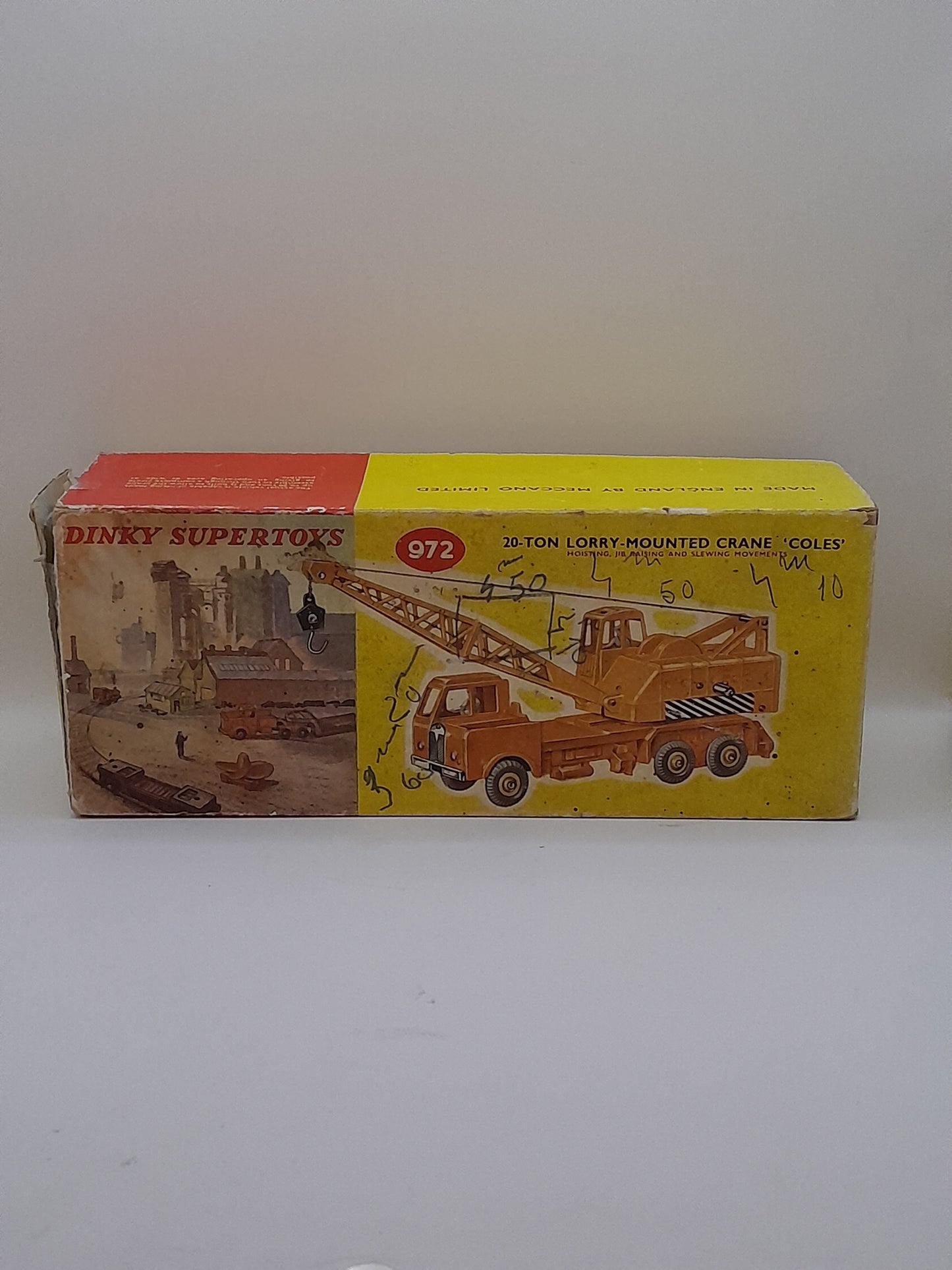 Jouet Dinky Supertoys 20 Ton Lorry Mounted Crane Coles Camion Grue Numéro 972