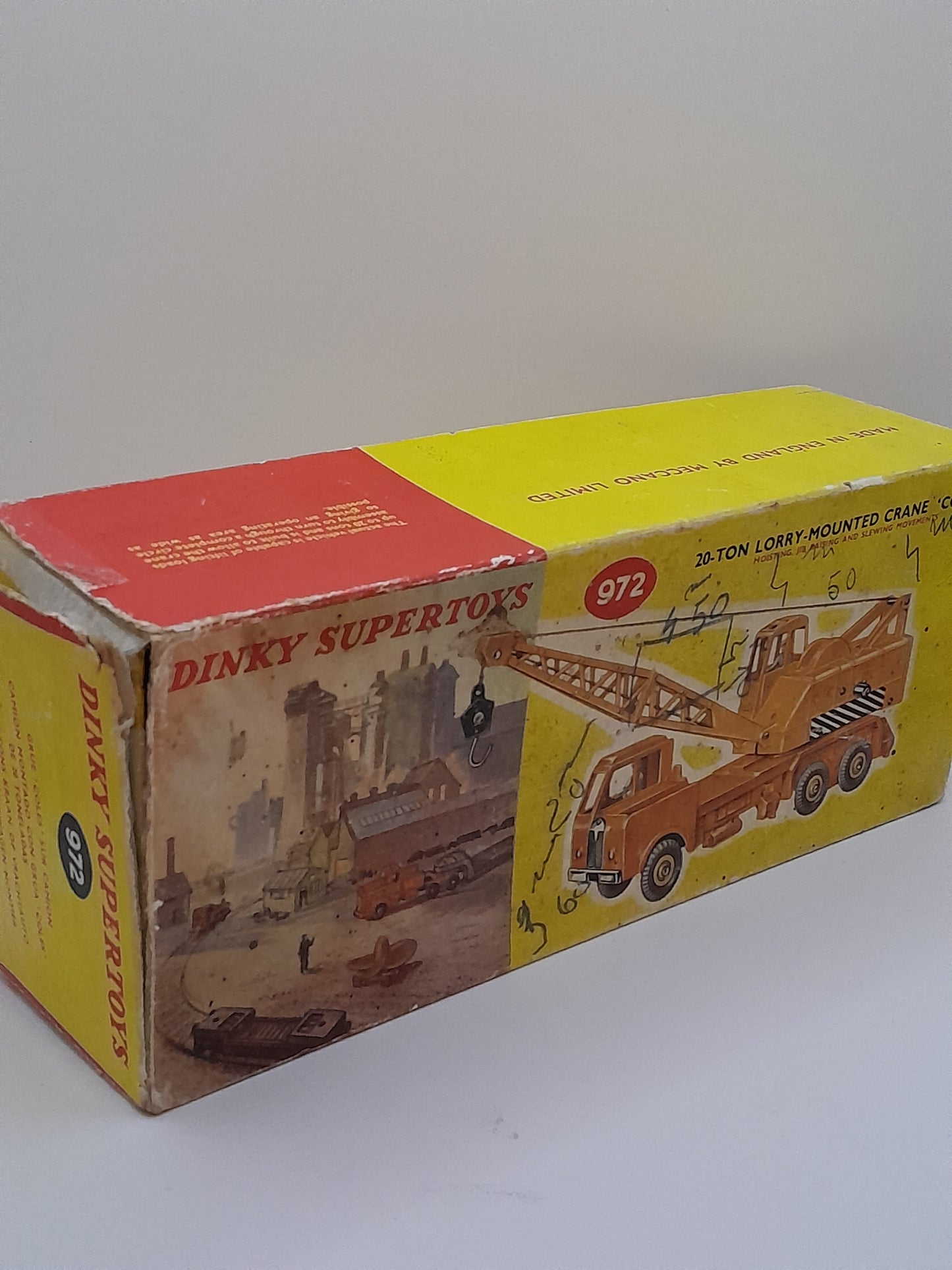 Jouet Dinky Supertoys 20 Ton Lorry Mounted Crane Coles Camion Grue Numéro 972
