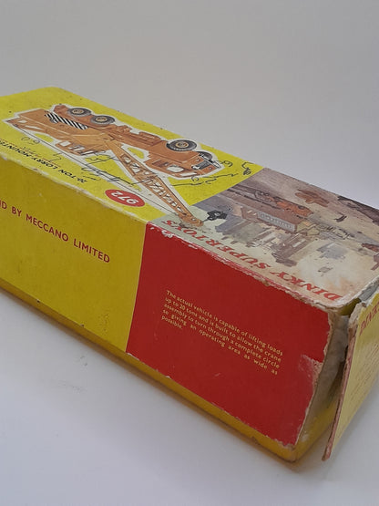Jouet Dinky Supertoys 20 Ton Lorry Mounted Crane Coles Camion Grue Numéro 972