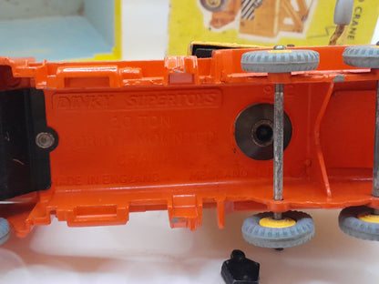 Jouet Dinky Supertoys 20 Ton Lorry Mounted Crane Coles Camion Grue Numéro 972