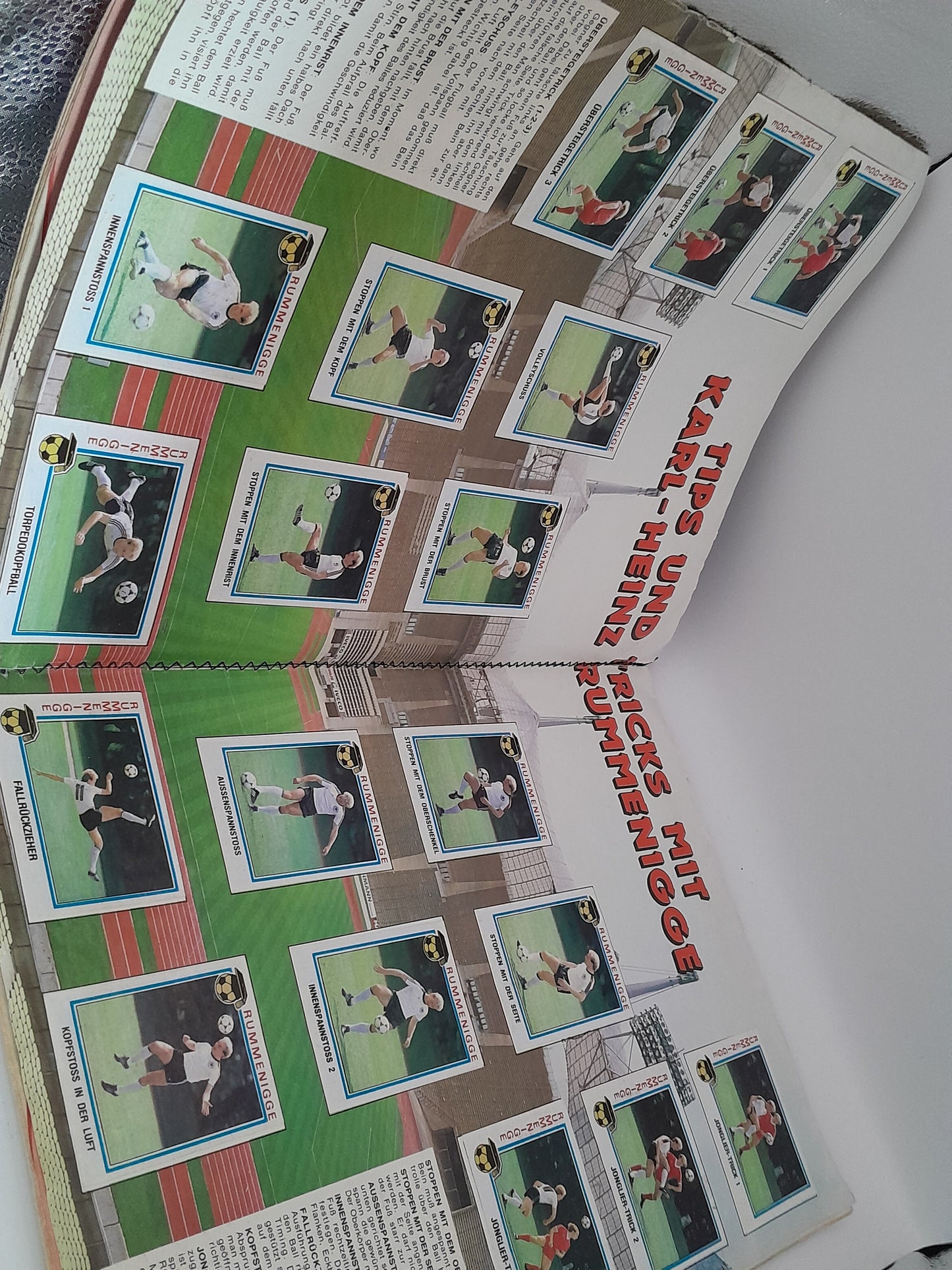 Album Panini Football/Fussball Championnat Allemand 84 manque 6 images