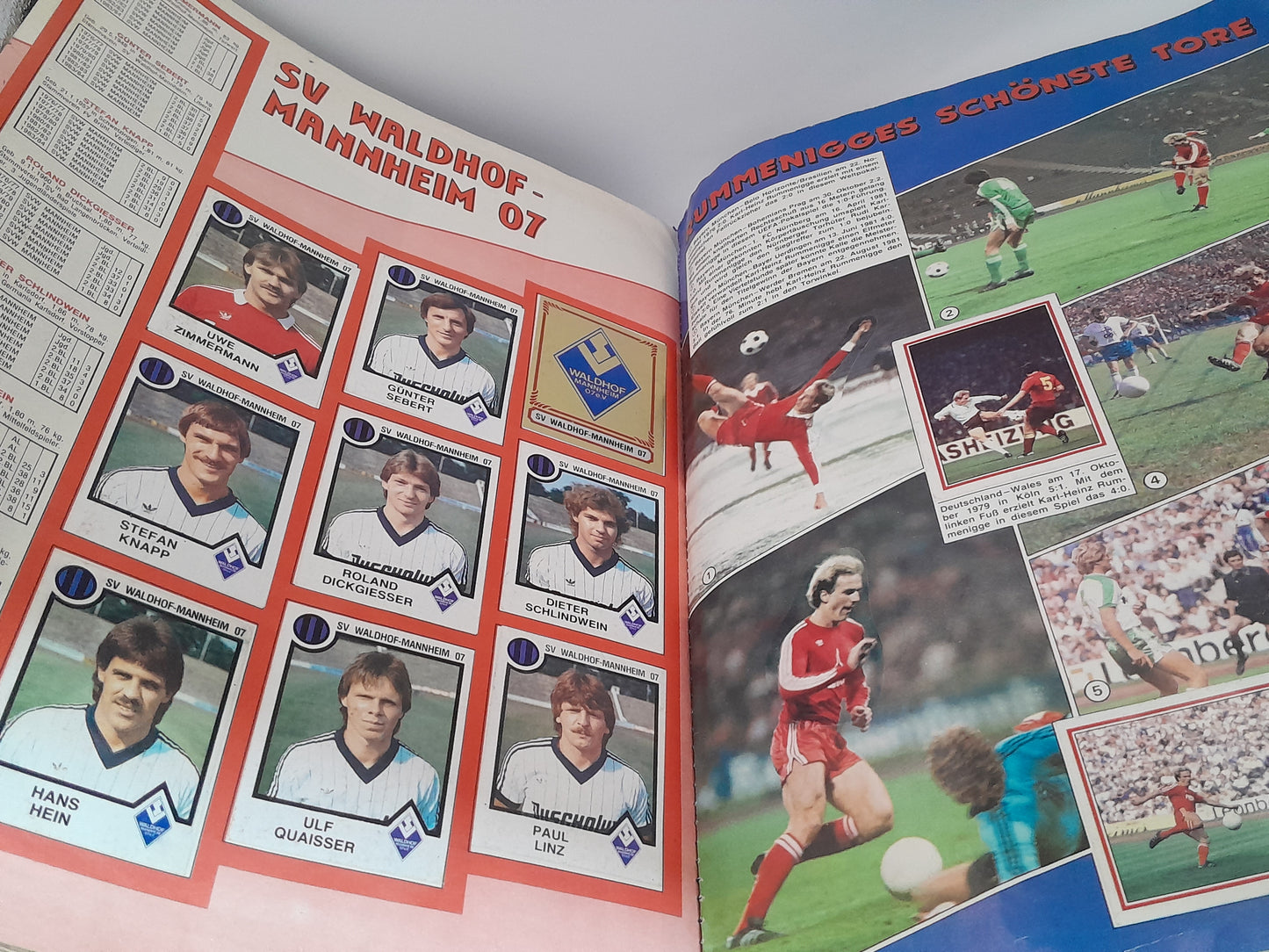 Album Panini Football/Fussball Championnat Allemand 84 manque 6 images