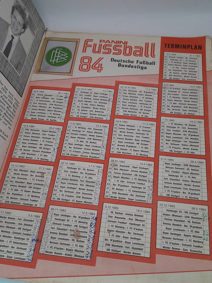 Album Panini Football/Fussball Championnat Allemand 84 manque 6 images