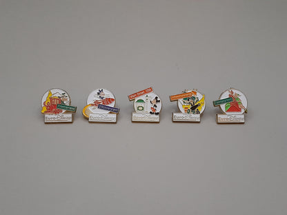 Lot de 5 Pin's Eurodisney