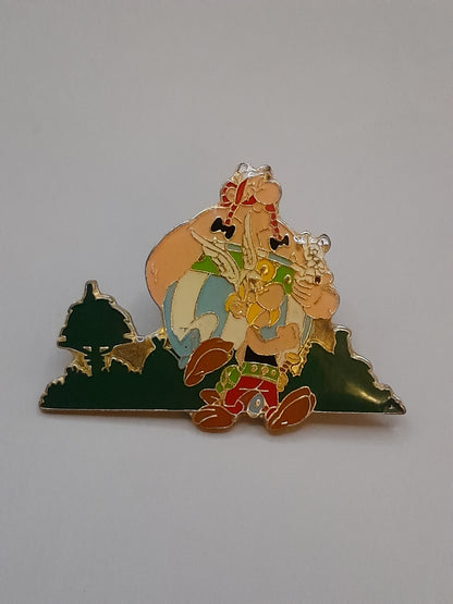 Pin's Vintage Astérix et Obélix