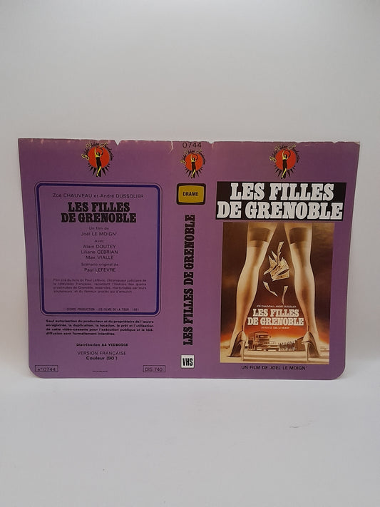 Jaquette VHS "Les Filles de Grenoble"