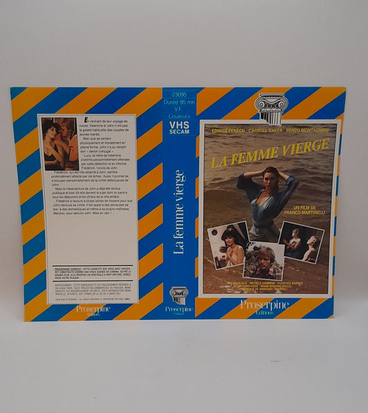 Jaquette Vhs La Femme Vierge - Franco Martinelli  Proserpine Édition