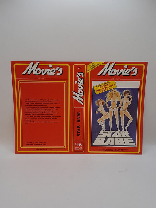 Jaquette VHS pour le Film "Star Babe " Movie’s Diffusion