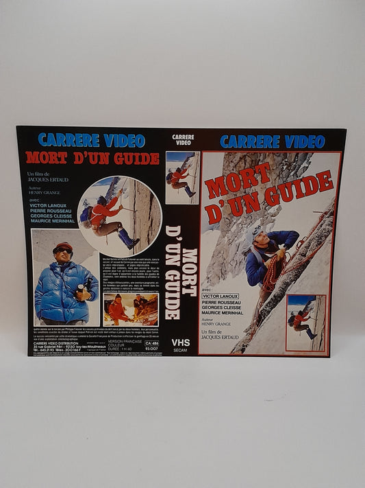 Jaquette VHS du Film "Mort d'un Guide"