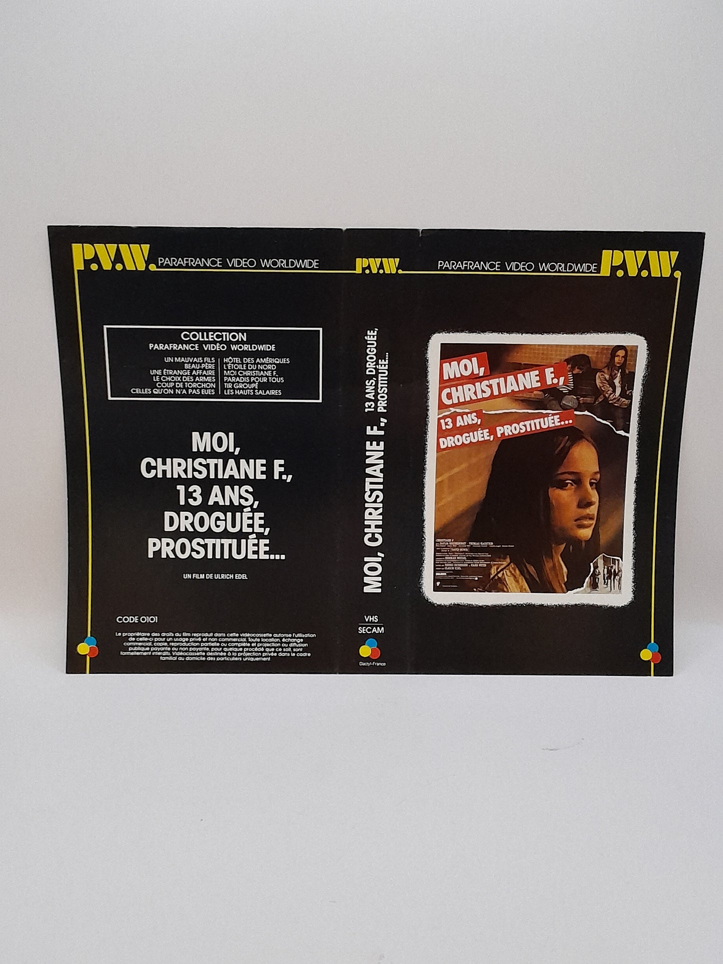 Jaquette VHS Film Moi, Christiane F.