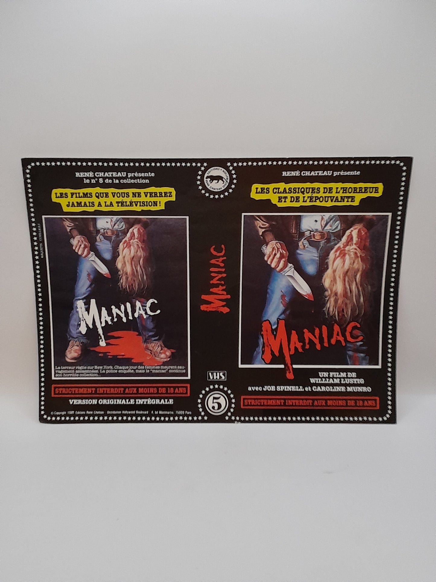 Jaquette VHS du Film "Maniac"