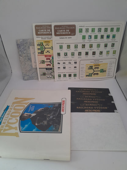 Jeu PC Big Box "Railroad Tycoon" par Sid Meier’s IBM 5.25 edition Fr
